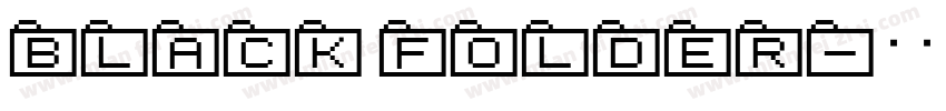 Black Folder字体转换